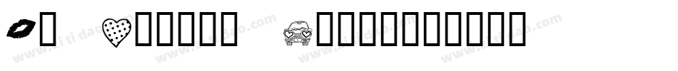 KR Coffee Dings字体转换